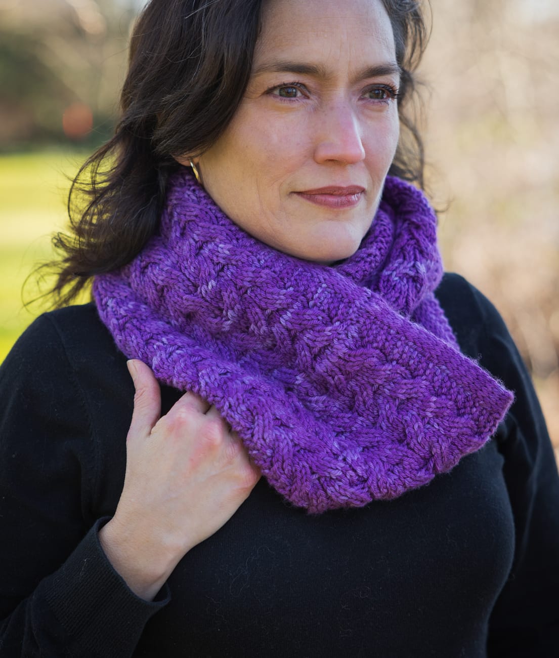 SweetGeorgia Yarns Knitting Patterns Yua Cowl