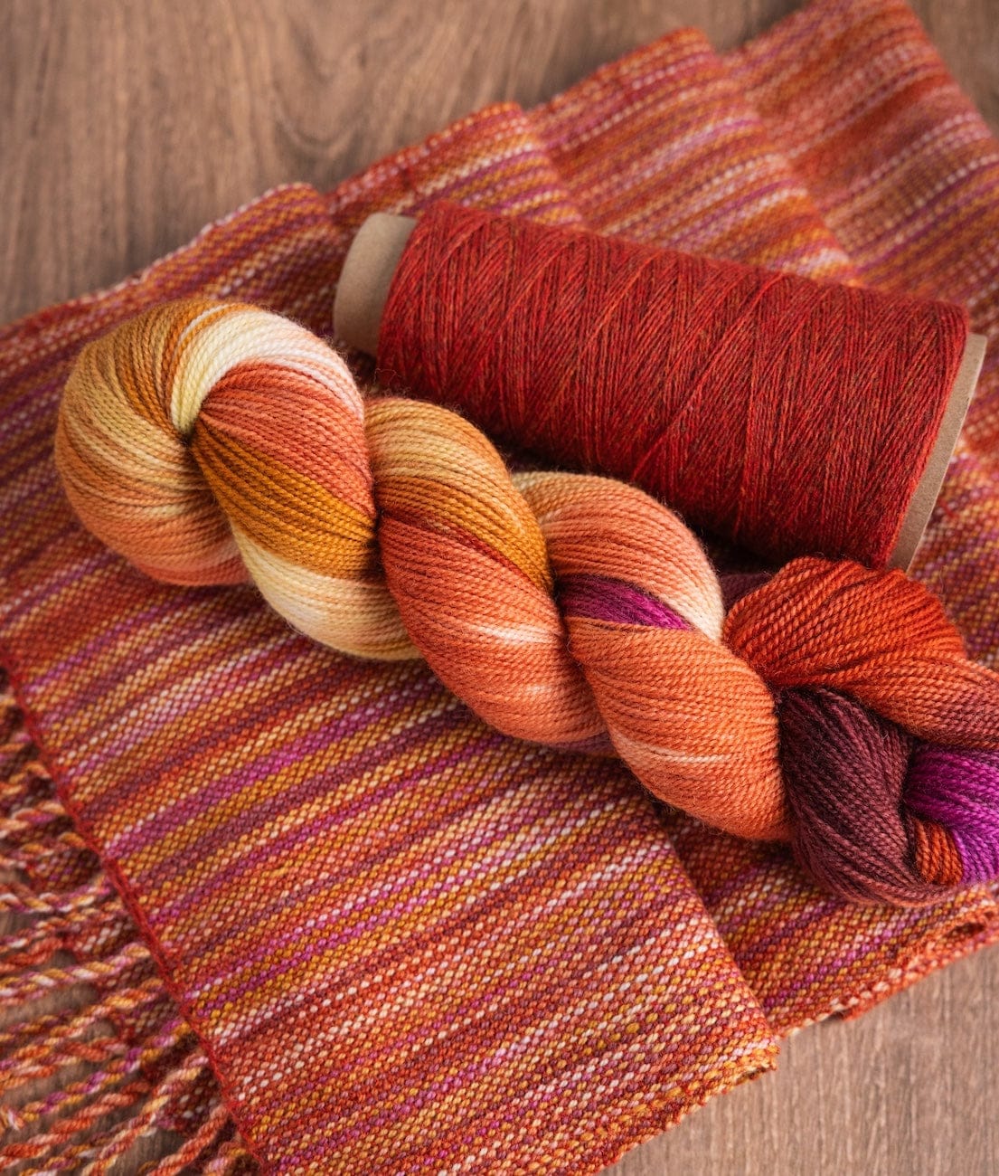 SweetGeorgia Yarns Limited & Exclusive Fuel on the Fire
