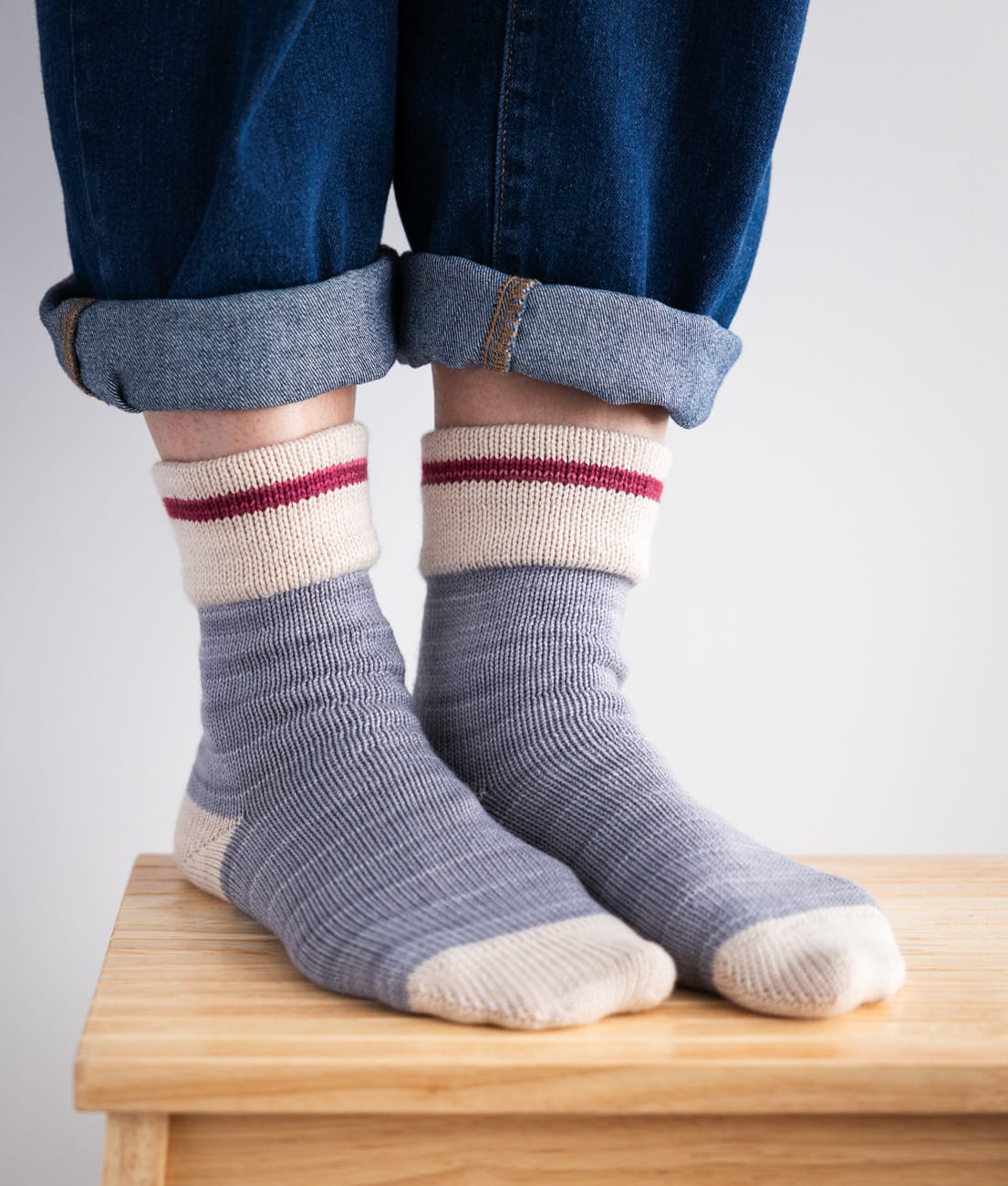 SweetGeorgia Yarns Machine Knitting Patterns Classic Cabin Socks
