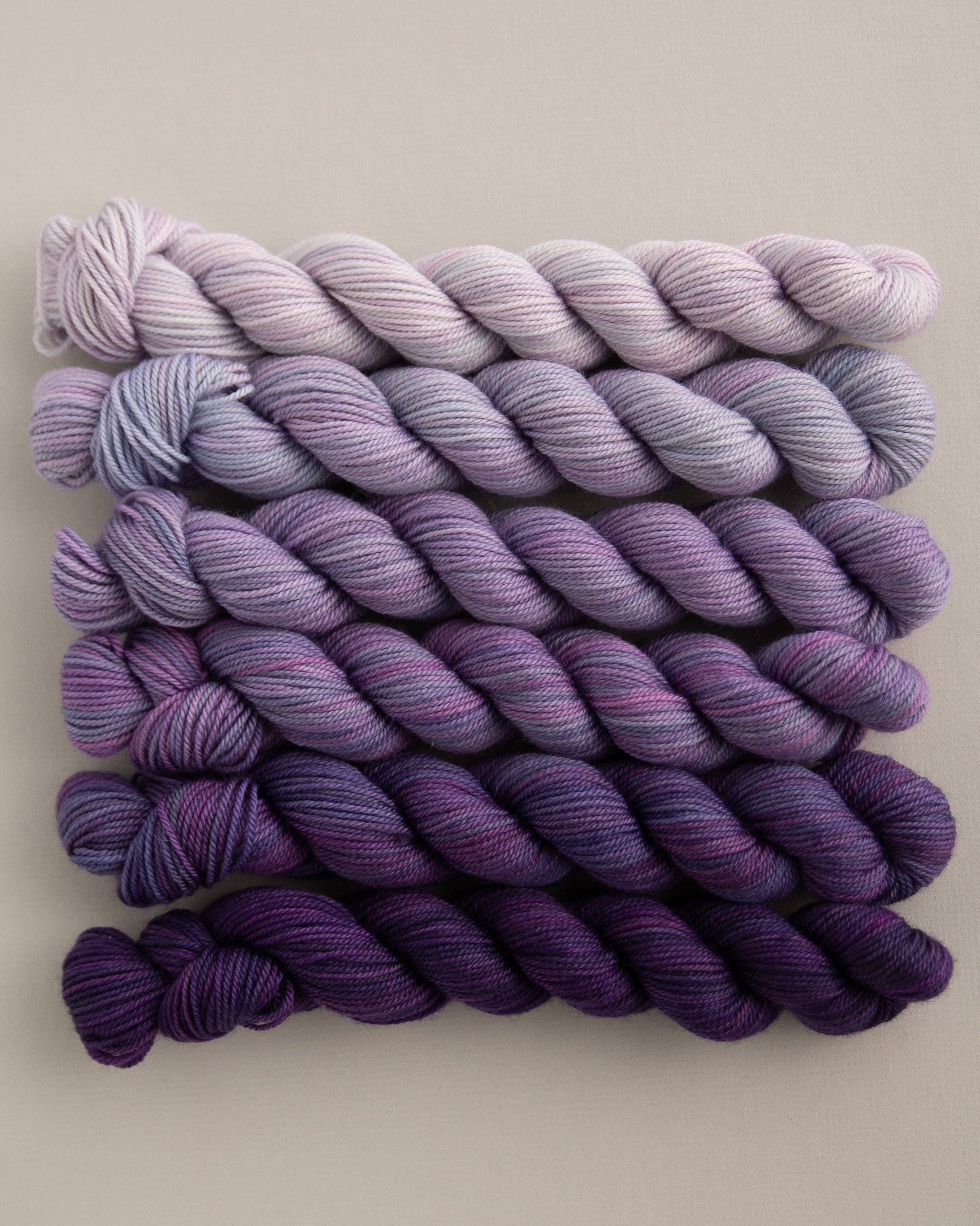 SweetGeorgia Yarns Mini-Skein Yarn Sets Enchanted Fade Mini Colour Fade / Tough Love Sock