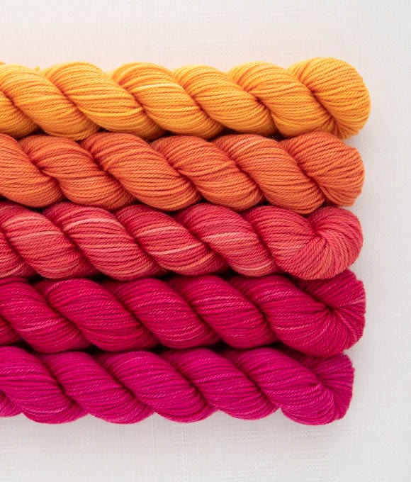 The Sheepyshire Ah Mini Skein Yarn Kit - Knit Knot & Natter