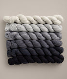 SweetGeorgia Yarns Mini-Skein Yarn Sets Graphite Fade Mini Colour Fade / Tough Love Sock