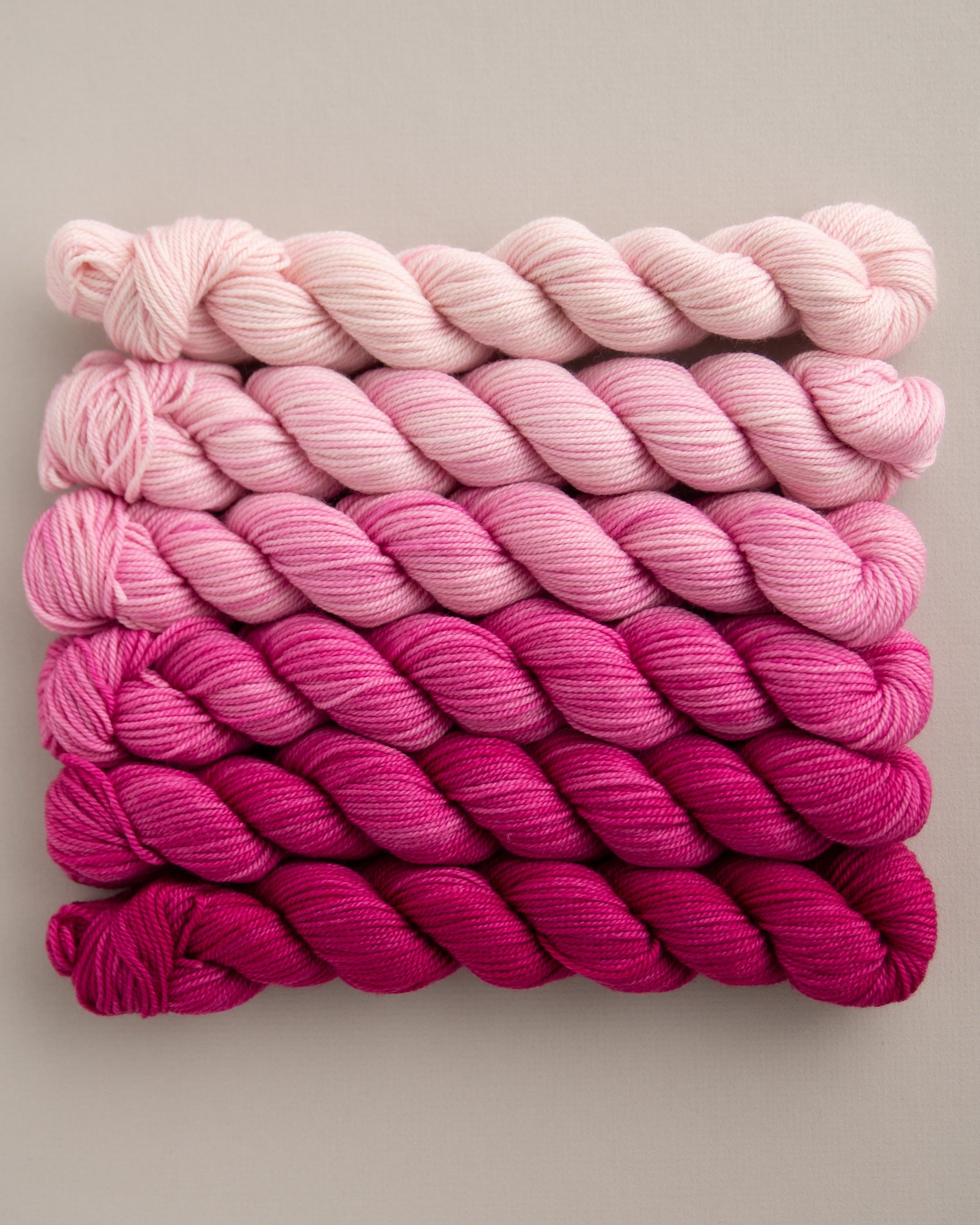 SweetGeorgia Yarns Mini-Skein Yarn Sets Hanami Fade Mini Colour Fade / Tough Love Sock