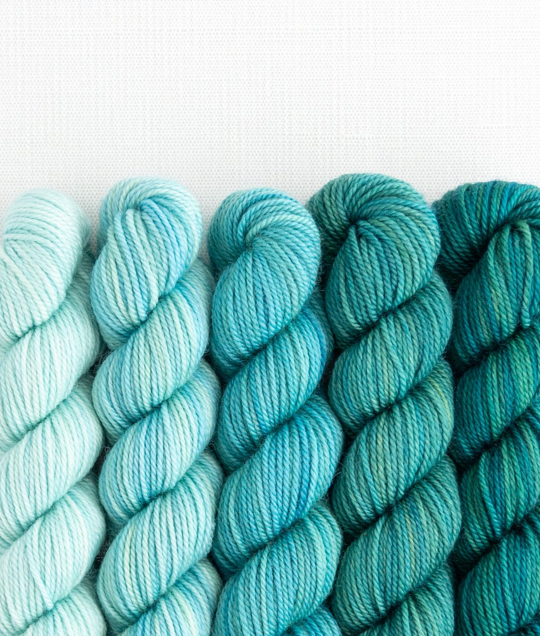 SweetGeorgia Yarns Mini-Skein Yarn Sets Swell Party of Five / Tough Love / Mini-Skein Set