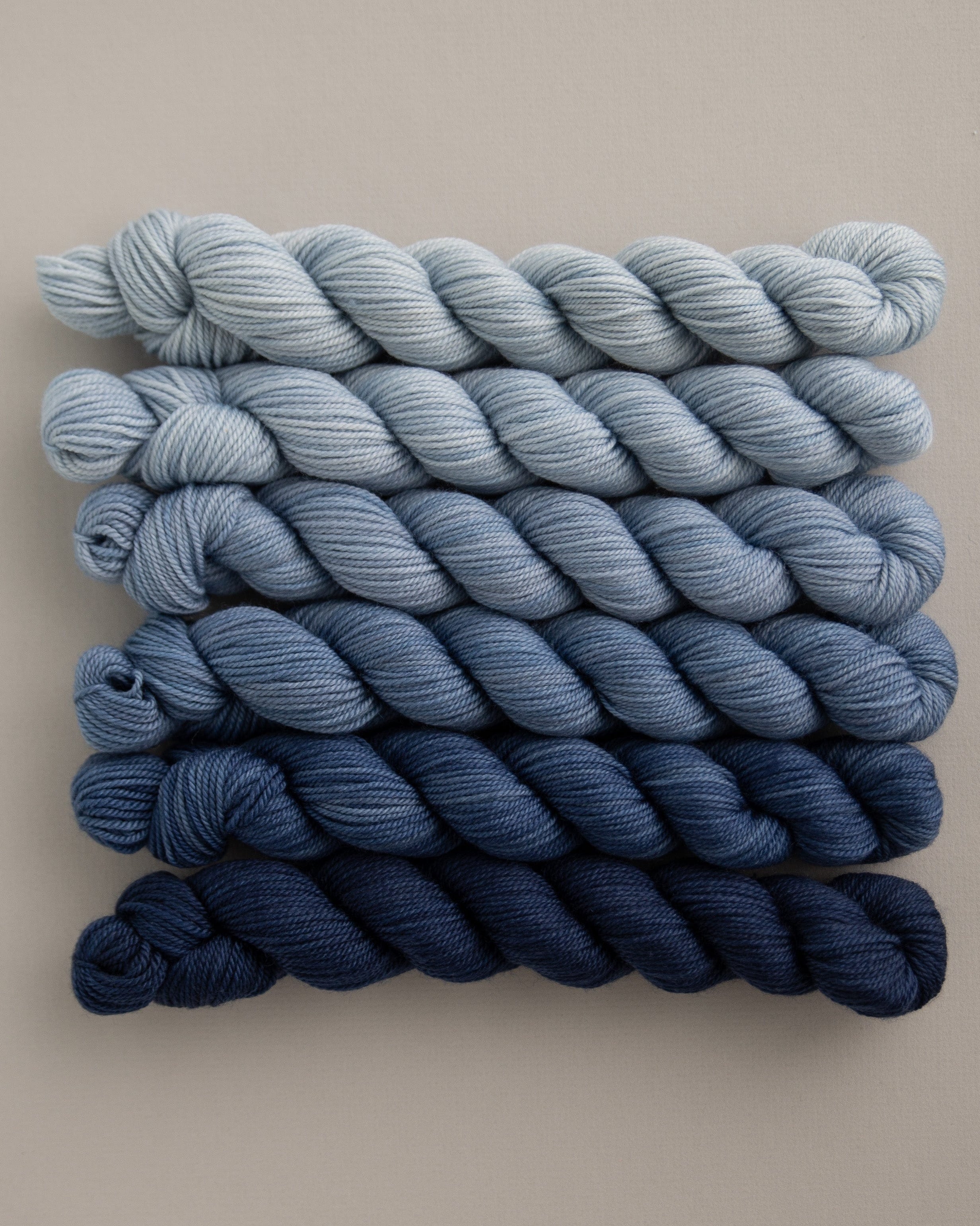 SweetGeorgia Yarns Mini-Skein Yarn Sets Voyage Fade Mini Colour Fade / Tough Love Sock