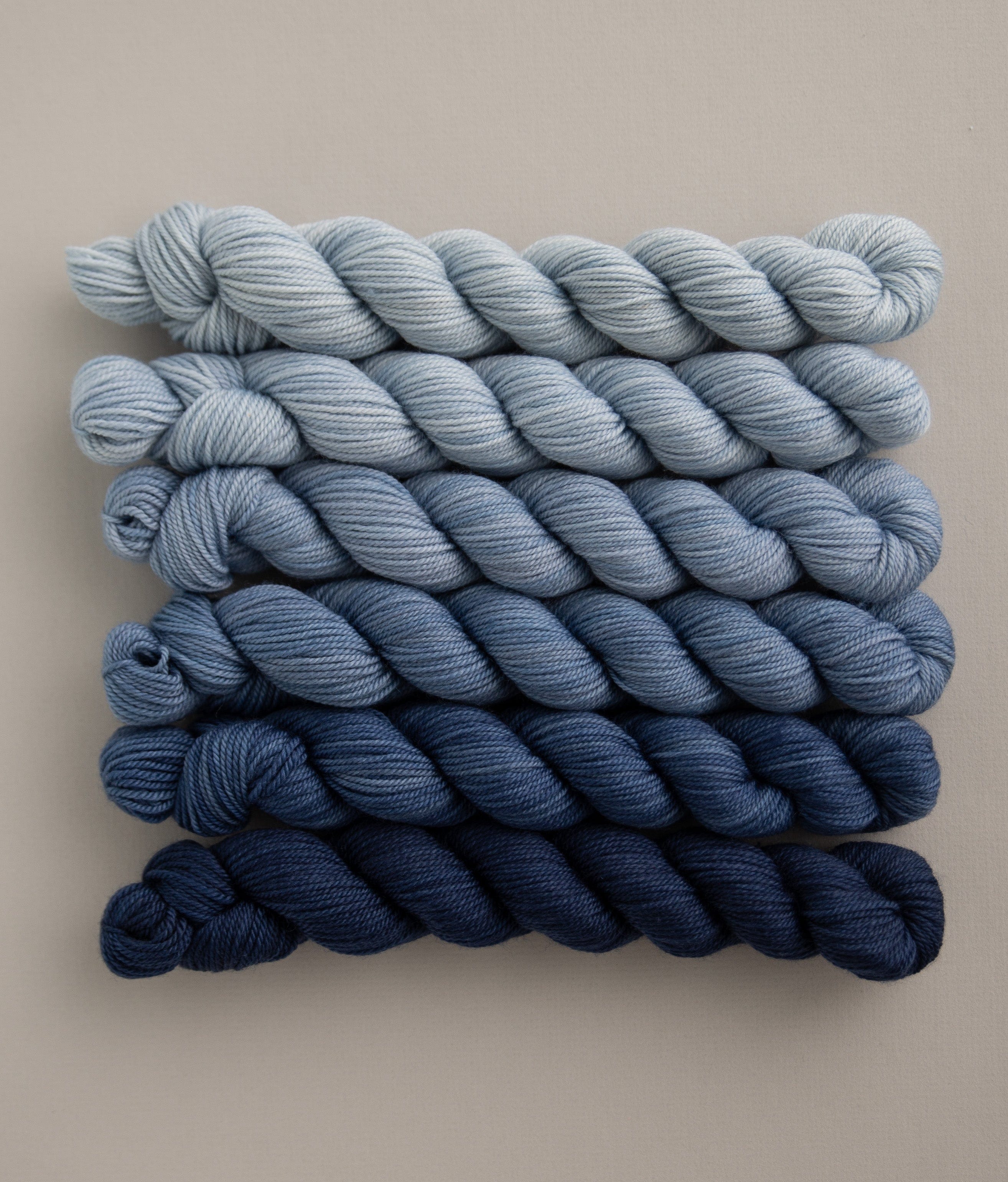 SweetGeorgia Yarns Mini-Skein Yarn Sets Voyage Fade Mini Colour Fade / Tough Love Sock