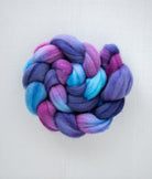 SweetGeorgia Yarns Spinning Fibre Polwarth+Silk / Snowing in Tremblant True North Collection