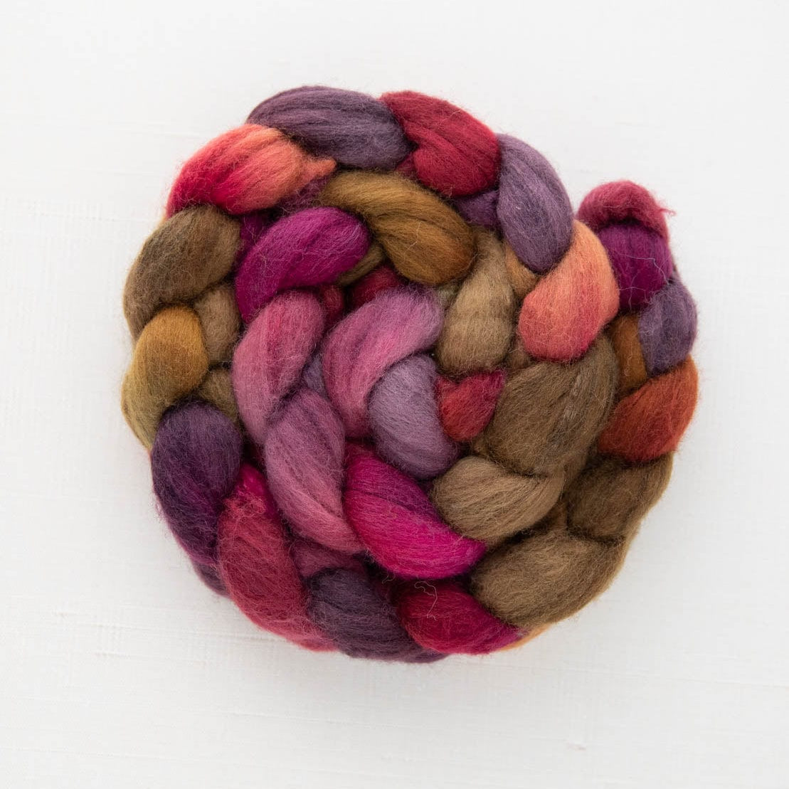 SweetGeorgia Yarns Spinning Fibre Tapestry Polwarth+Silk Spinning Fibre