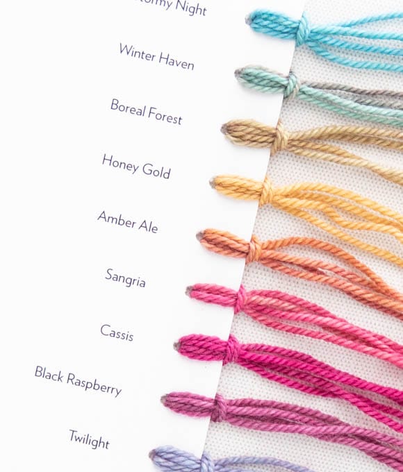 SweetGeorgia Yarns Tools & Accessories Colour Cards