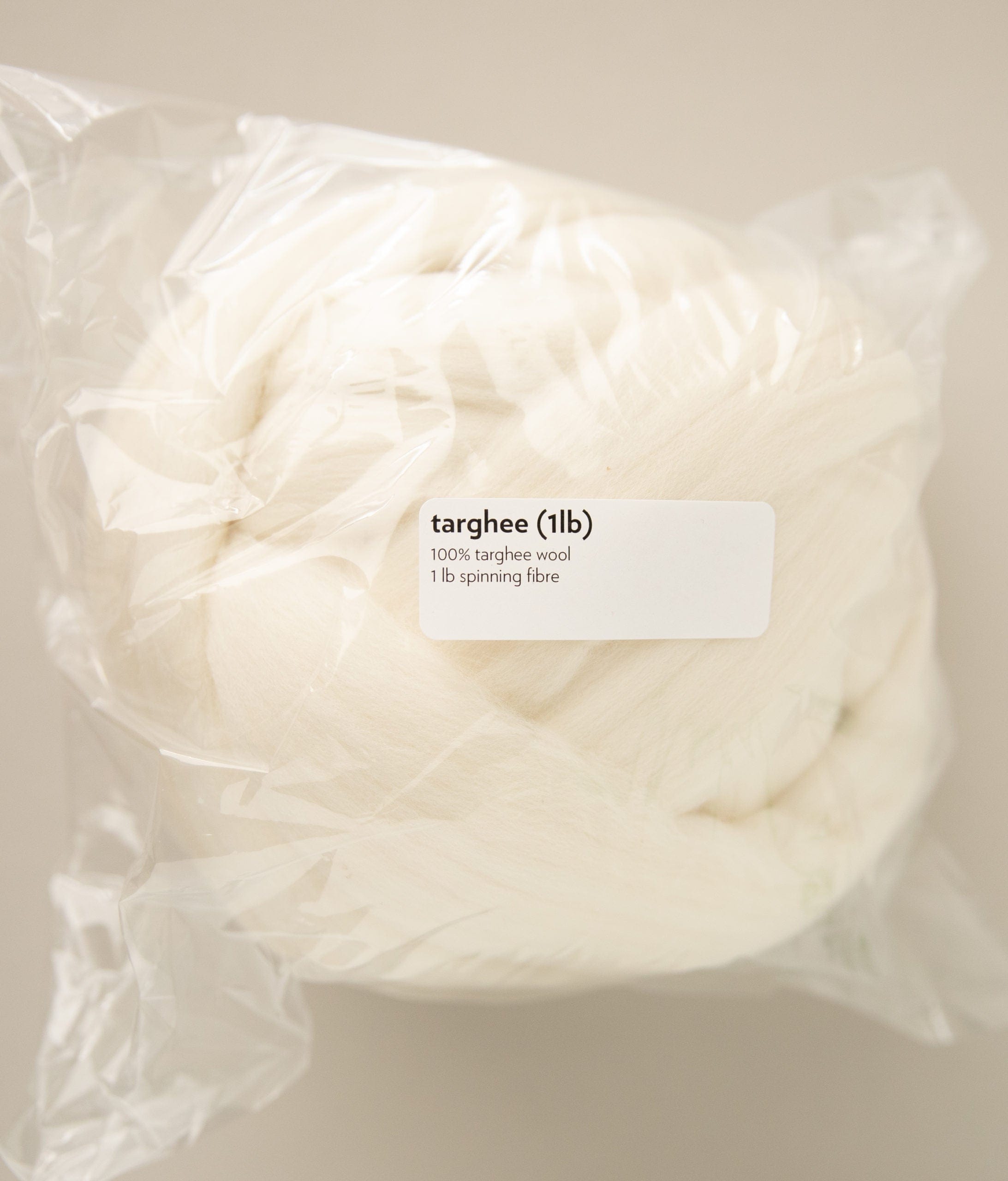 SweetGeorgia Yarns Undyed Spinning Fibre Undyed Targhee Fibre (1 lb)