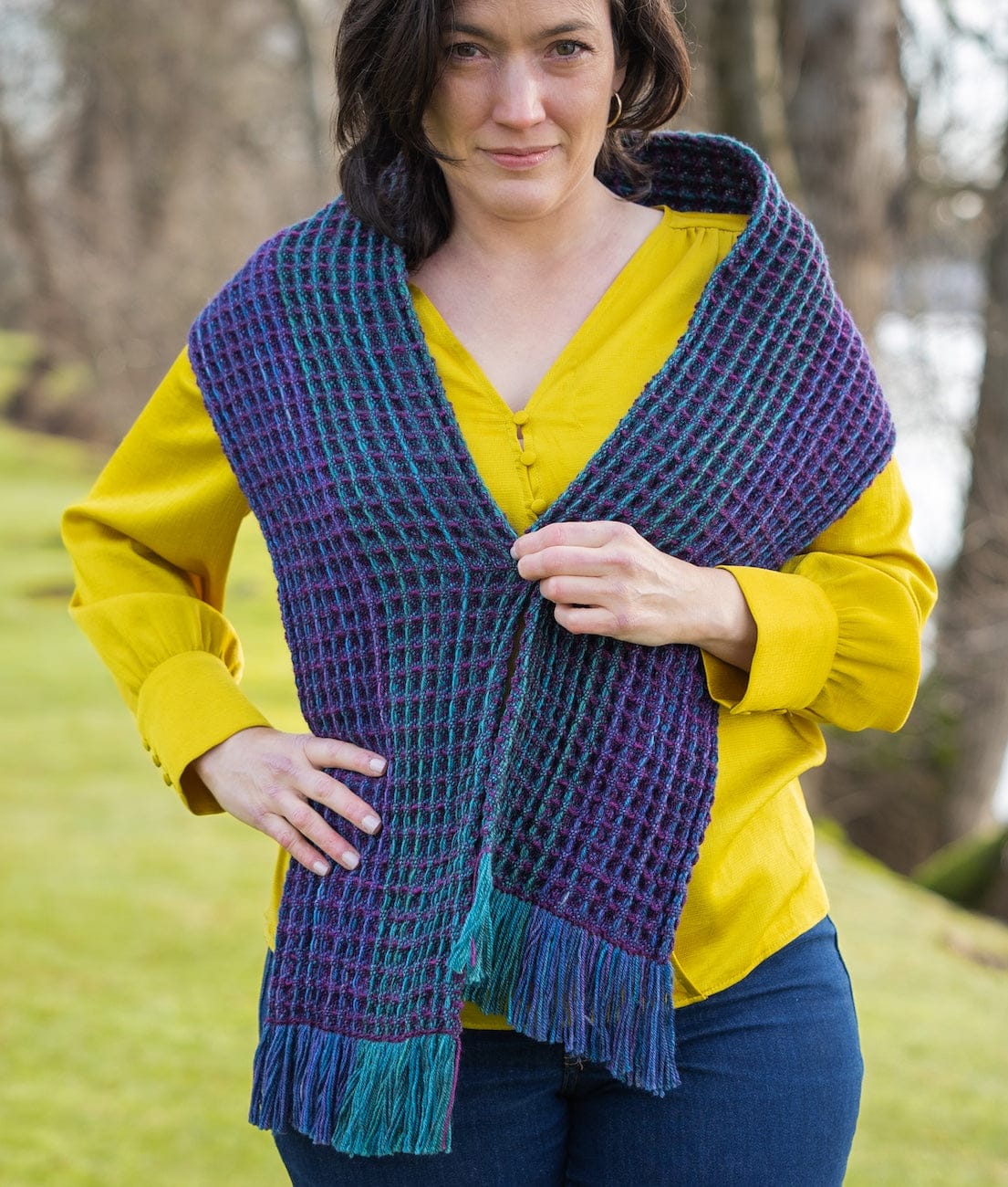 SweetGeorgia Yarns Weaving Patterns Baker Street Scarf