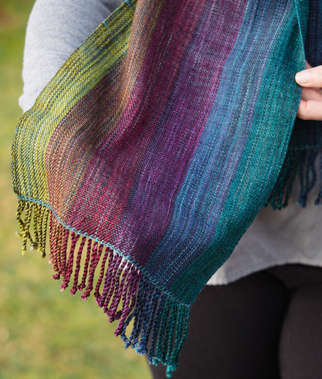 SweetGeorgia Yarns Weaving Patterns Colour Field Scarf