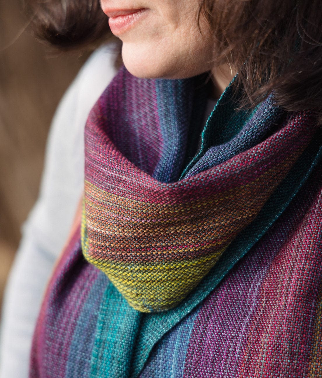 SweetGeorgia Yarns Weaving Patterns Colour Field Scarf