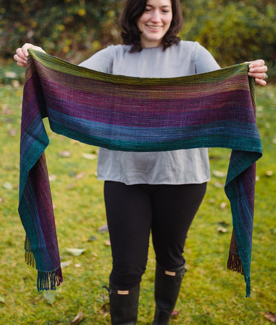 SweetGeorgia Yarns Weaving Patterns Colour Field Scarf