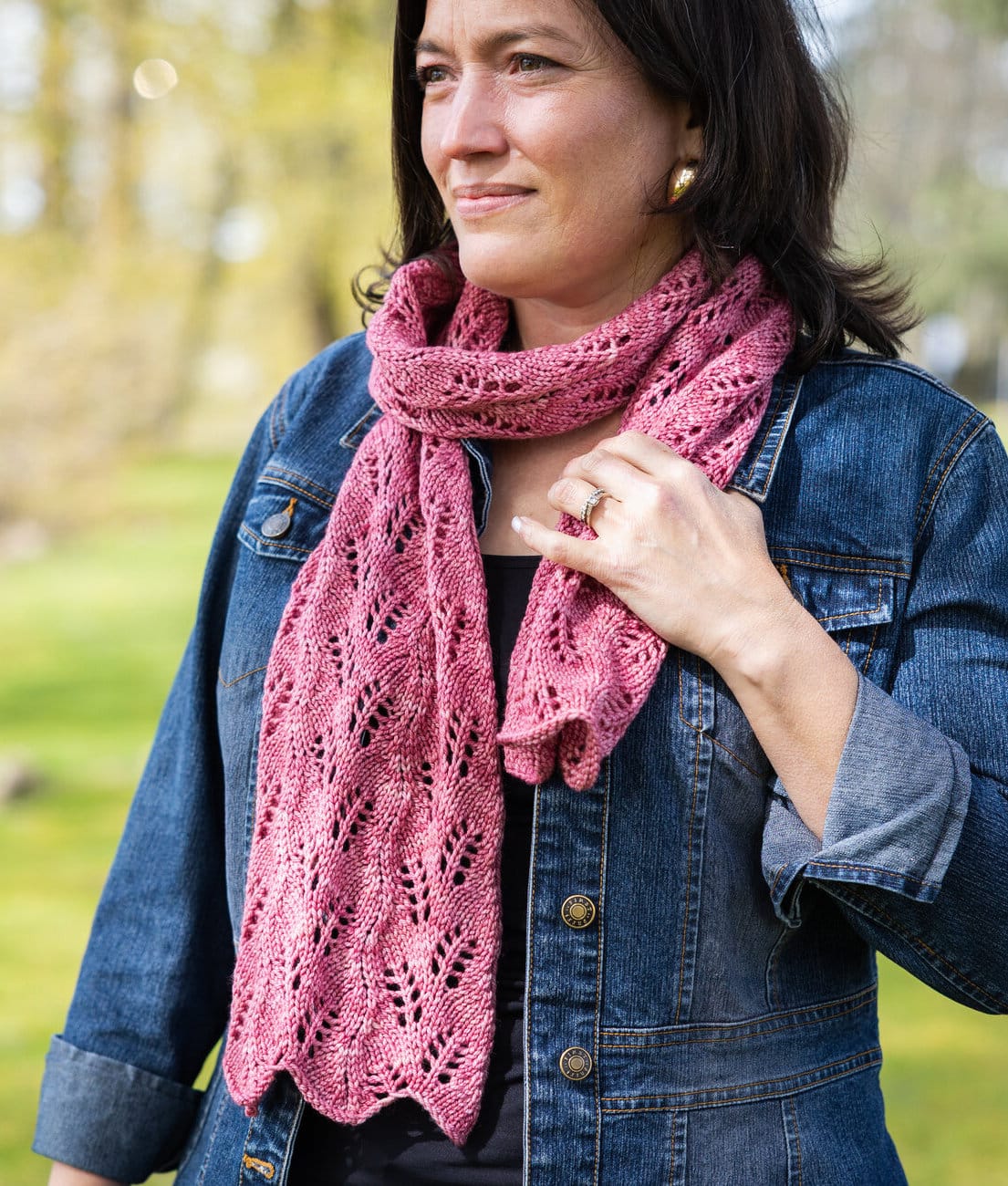 SweetGeorgia Yarns Weaving Patterns Fern Lace Scarf