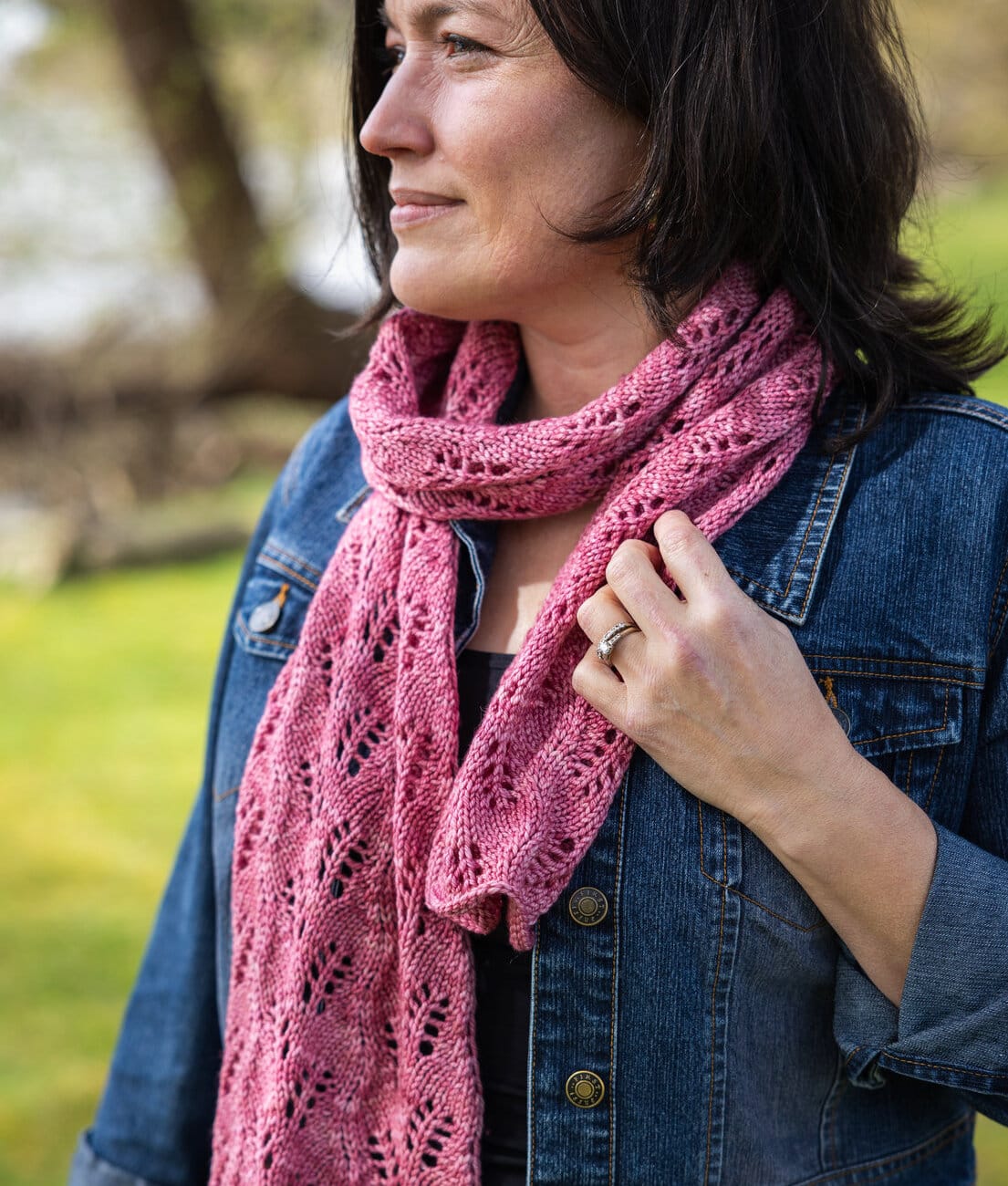 SweetGeorgia Yarns Weaving Patterns Fern Lace Scarf