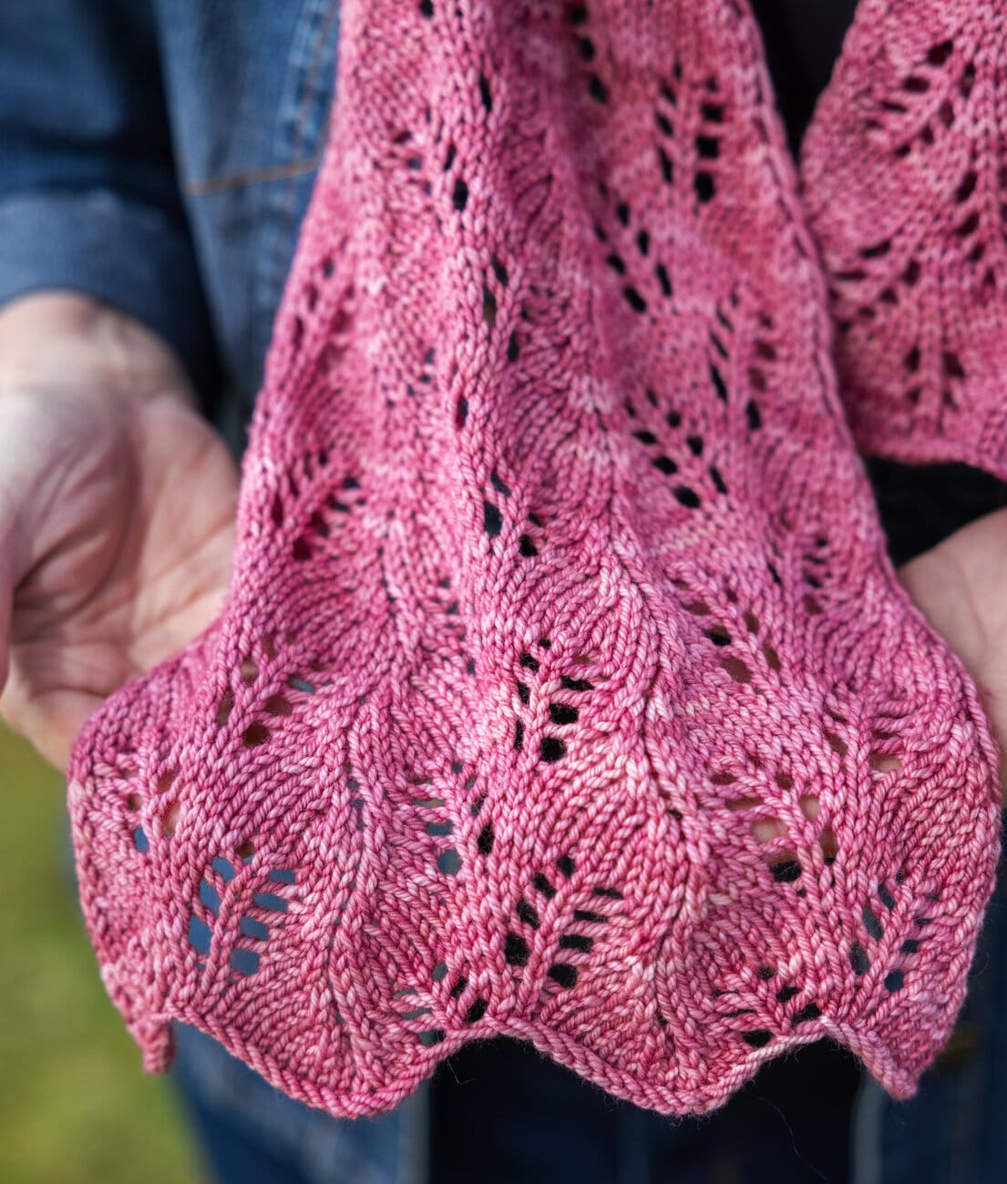 SweetGeorgia Yarns Weaving Patterns Fern Lace Scarf