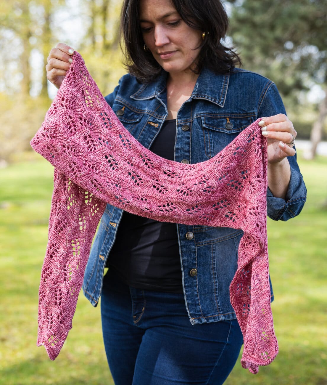 SweetGeorgia Yarns Weaving Patterns Fern Lace Scarf