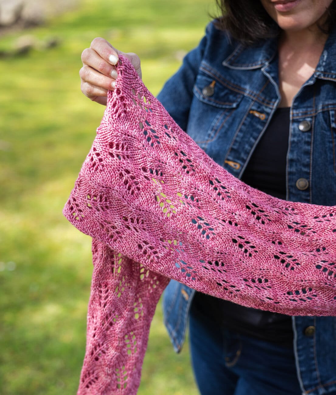 SweetGeorgia Yarns Weaving Patterns Fern Lace Scarf