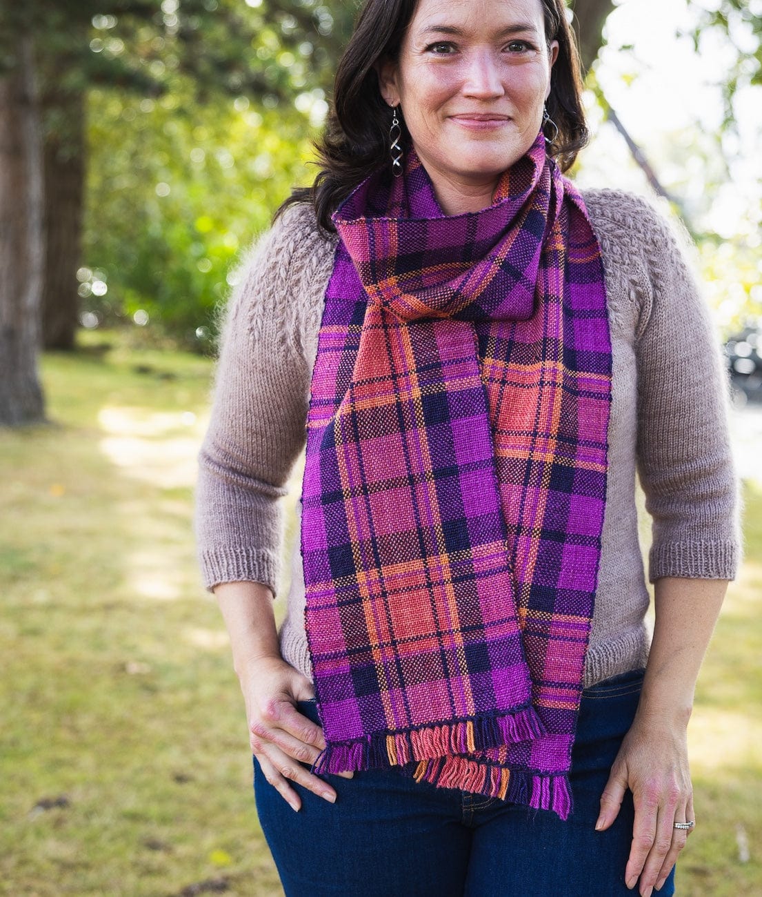 SweetGeorgia Yarns Weaving Patterns Shoreline Checks
