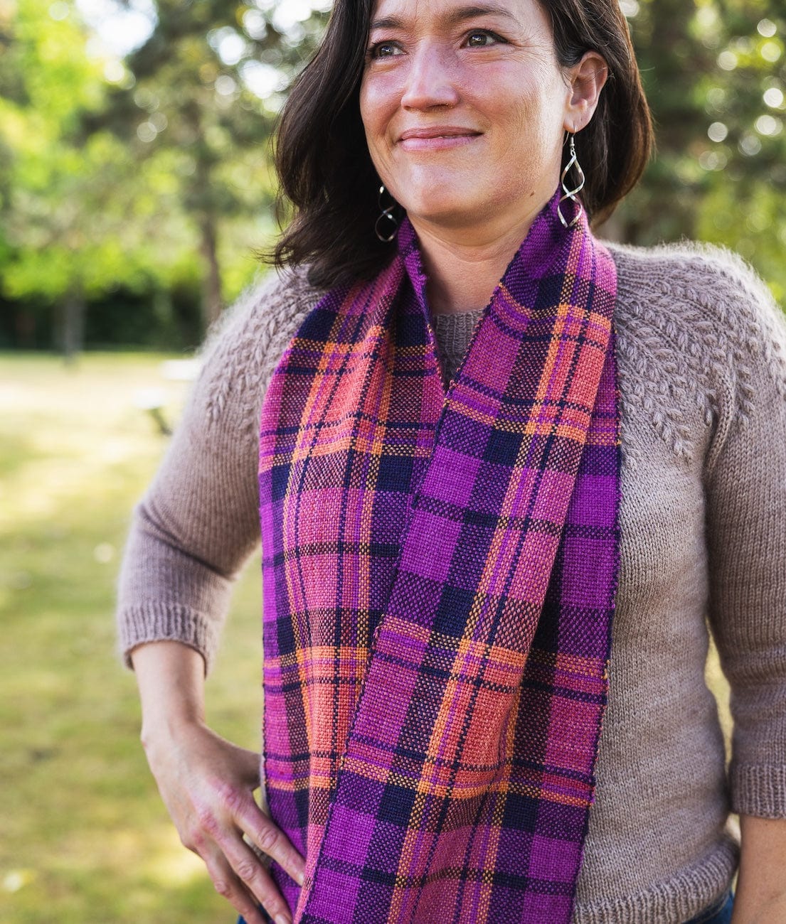 SweetGeorgia Yarns Weaving Patterns Shoreline Checks