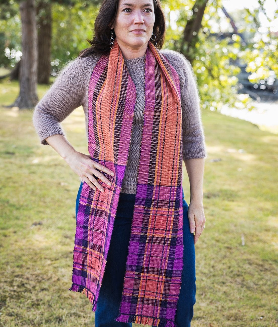 SweetGeorgia Yarns Weaving Patterns Shoreline Checks