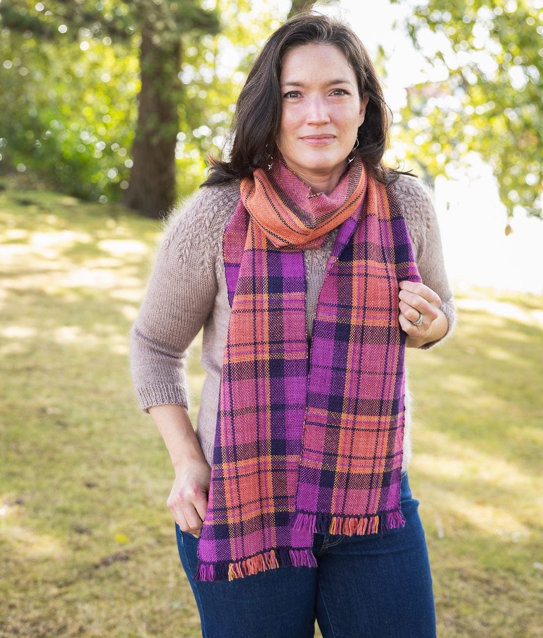 SweetGeorgia Yarns Weaving Patterns Shoreline Checks