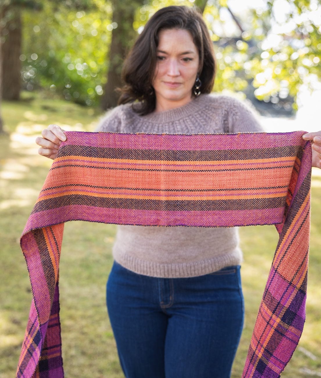 SweetGeorgia Yarns Weaving Patterns Shoreline Checks