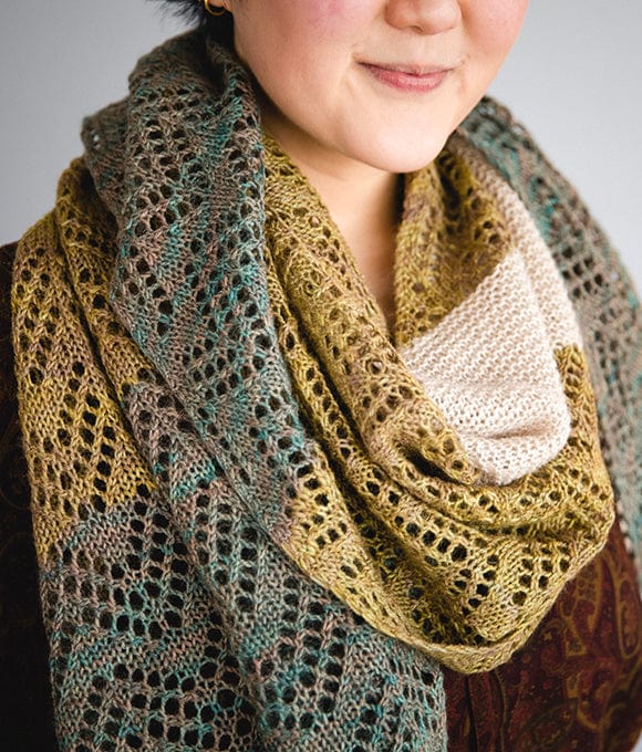 SweetGeorgia Yarns Yarn Sets Frosted Dogwood Shawl Kit