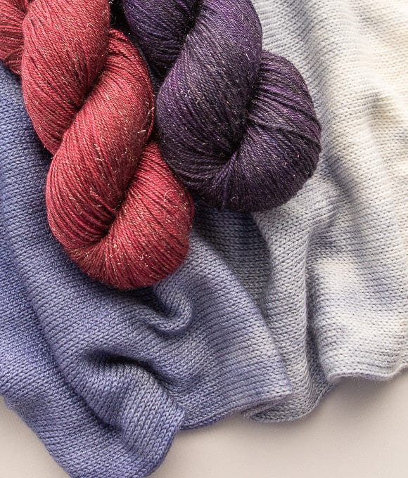 SweetGeorgia Yarns Yarn Sets Laurel Mists Mystery Knit-Along: Trillium Gap