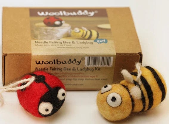 Woolbuddy Gifts Woolbuddy / Felting Kit / Lady Bug & Bee